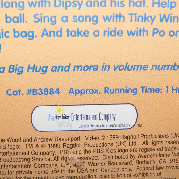 VTG 1999 PBS Kids Ragdoll Productions TELETUBIES Favourtie Things VHS Tape NEW - Picture 7 of 8